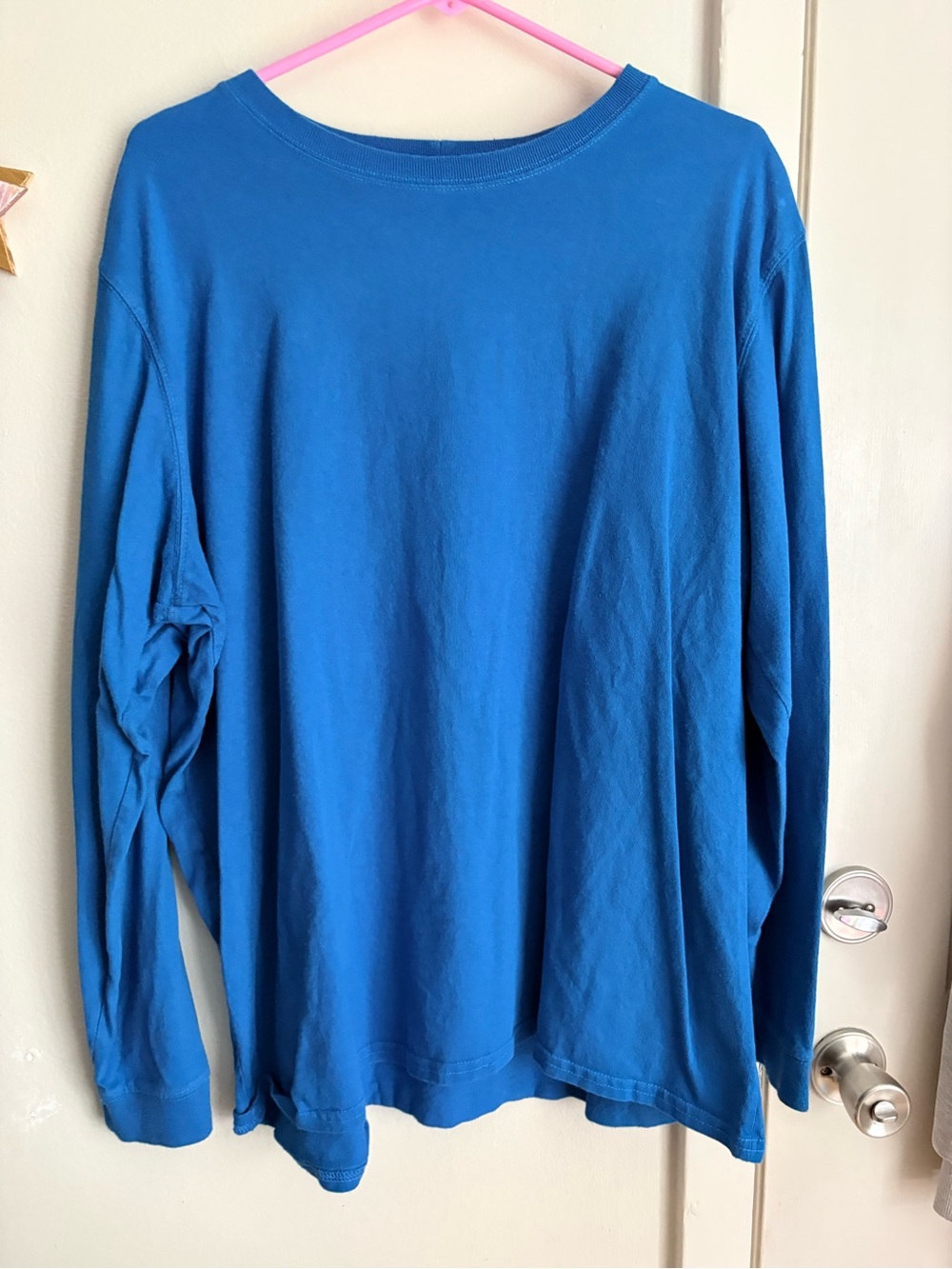 Carhartt Loose Fit Crew Long Sleeve Tee - Teal Blue